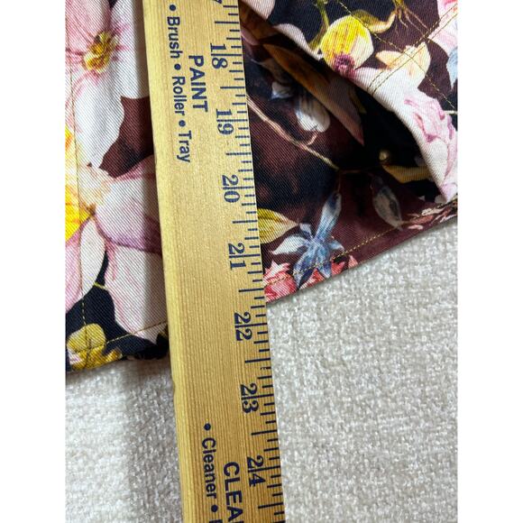 NWT Aratta Silent Journey Women’s Med Multicolor Floral Motorcycle Jacket - Picture 8 of 13